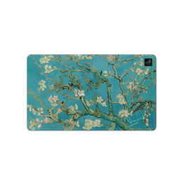 ERIK Alfombrilla Gaming Museo Van Gogh 80x35cm, Superficie Textil Impermeable, Base Goma Antideslizante