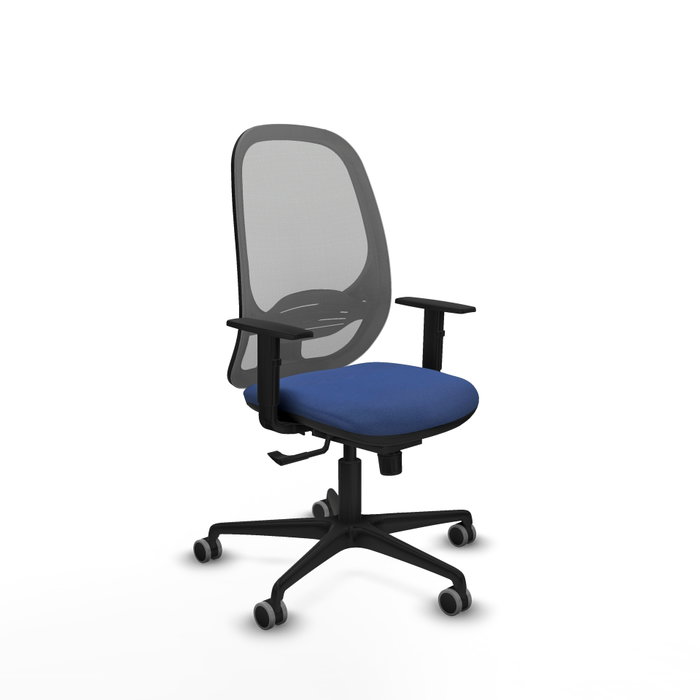 PIQUERAS Y CRESPO Silla de oficina Cilanco con mecanismo Sincro, Azul marino y Gris PIQUERAS Y CRESPO Silla de oficina Cilanco con mecanismo Sincro, Azul marino y Gris