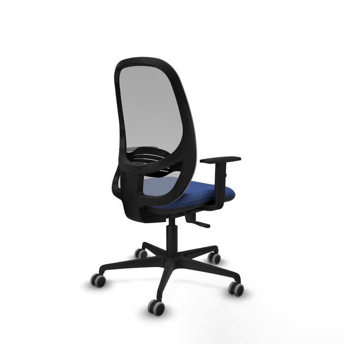 PIQUERAS Y CRESPO Silla de oficina Cilanco con mecanismo Sincro, Azul marino y Gris PIQUERAS Y CRESPO Silla de oficina Cilanco con mecanismo Sincro, Azul marino y Gris