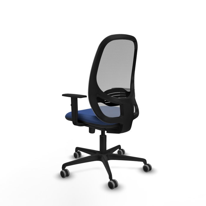 PIQUERAS Y CRESPO Silla de oficina Cilanco con mecanismo Sincro, Azul marino y Gris PIQUERAS Y CRESPO Silla de oficina Cilanco con mecanismo Sincro, Azul marino y Gris