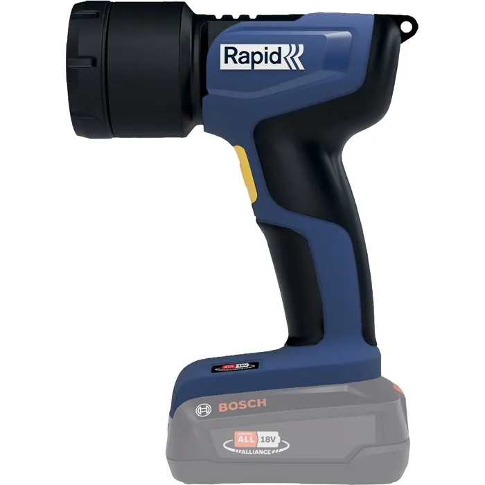 Rapid Lámpara de Trabajo Inalámbrica BWL290, 190 lm, Haz de Luz Ajustable, Inclinación 90°, 18 V, Batería no Incluida, 5001752