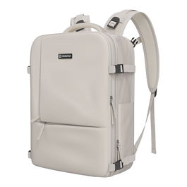 Numada Mochila Explorer Backpack B40 Beige 20L, 40x25x20cm, 13 Compartimentos, Puerto USB, Impermeable
