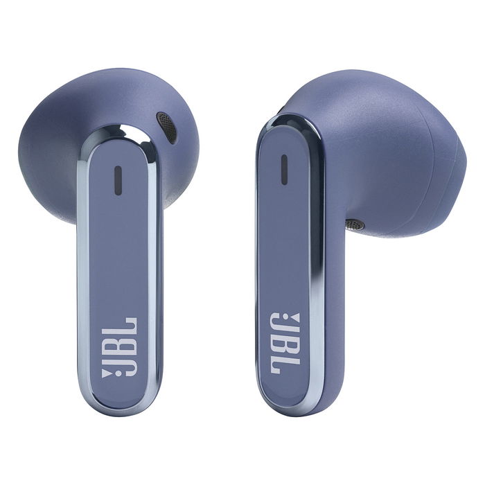 JBL LIVE Flex Auriculares Inalámbricos Bluetooth 5.3 con Cancelación Activa de Ruido (ANC), IP54, 40h Batería, Azul