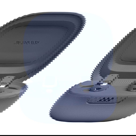 JBL LIVE Flex Auriculares Inalámbricos Bluetooth 5.3 con Cancelación Activa de Ruido (ANC), IP54, 40h Batería, Azul