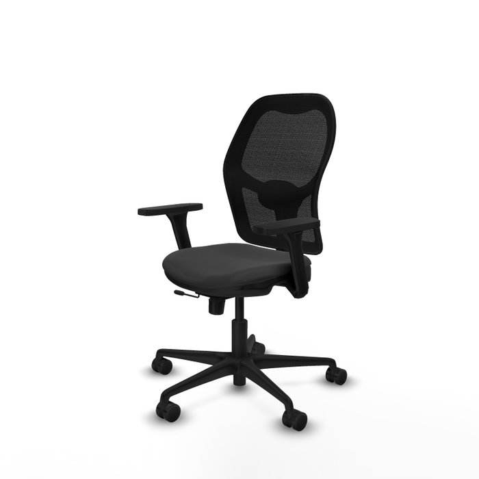 PIQUERAS Y CRESPO Silla de oficina Jorquera Gris oscuro y Negro con Mecanismo Sincro/Traslack PIQUERAS Y CRESPO Silla de oficina Jorquera Gris oscuro y Negro con Mecanismo Sincro/Traslack
