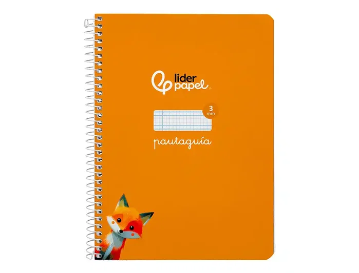 Liderpapel Cuaderno Espiral Pautaguía A5 Naranja 80 Hojas Liderpapel Cuaderno Espiral Pautaguía A5 Naranja 80 Hojas
