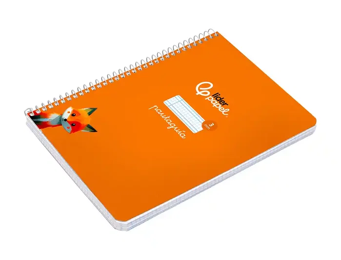 Liderpapel Cuaderno Espiral Pautaguía A5 Naranja 80 Hojas Liderpapel Cuaderno Espiral Pautaguía A5 Naranja 80 Hojas