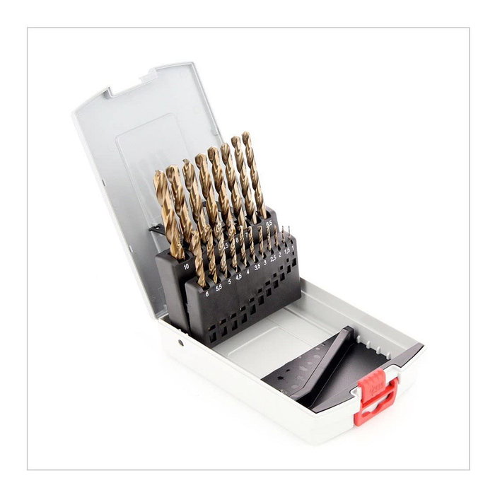 Bosch Set Brocas Spiralbohrer Cobalt 19 Piezas HSS para Taladro, 2608587014 Bosch Set Brocas Spiralbohrer Cobalt 19 Piezas HSS para Taladro, 2608587014