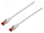 GOOBAY Patch cord Cat 6 S/FTP 1m blanco RJ45