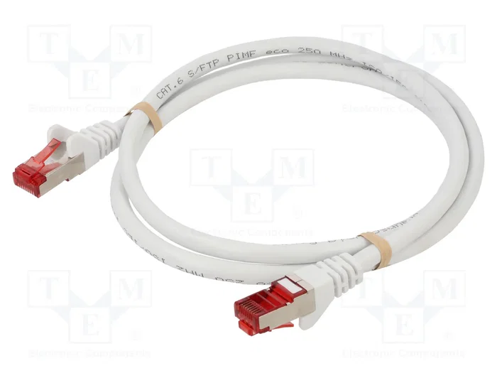 GOOBAY Patch cord Cat 6 S/FTP 1m blanco RJ45