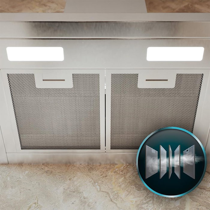 Campana Convencional Cecotec Flux TT 604000 Acero