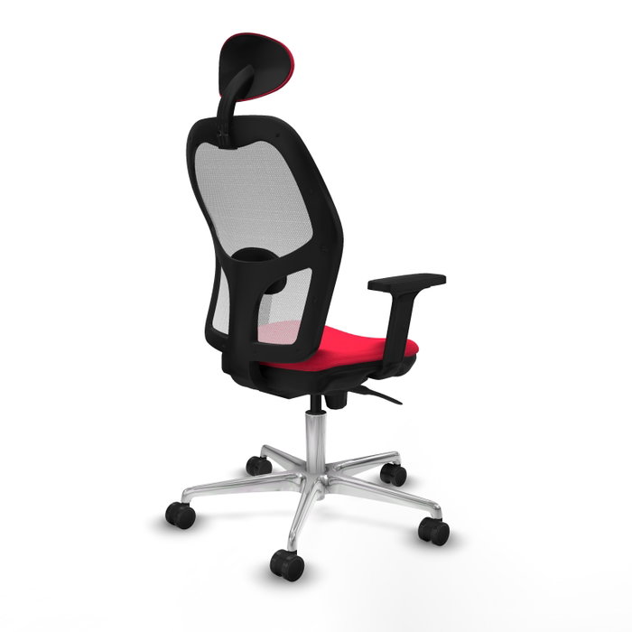 PIQUERAS Y CRESPO Silla de oficina Jorquera Rojo/Blanco PIQUERAS Y CRESPO Silla de oficina Jorquera Rojo/Blanco