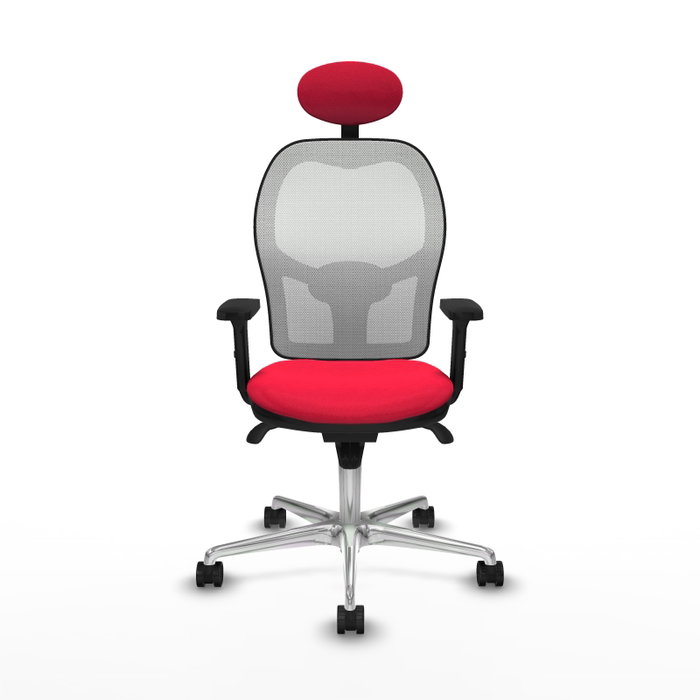 PIQUERAS Y CRESPO Silla de oficina Jorquera Rojo/Blanco PIQUERAS Y CRESPO Silla de oficina Jorquera Rojo/Blanco