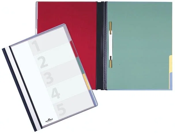 Durable Carpeta Divisoflex con 5 Separadores DIN A4 Azul