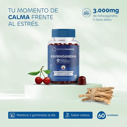 PREMIUM GUMMIES Ashwagandha 60 Gomitas PREMIUM GUMMIES Ashwagandha 60 Gomitas
