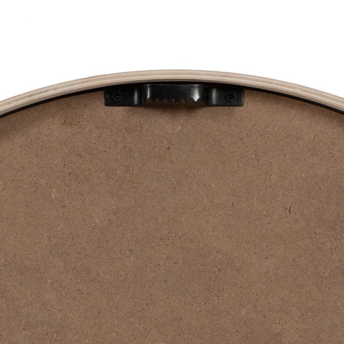 Reloj Blanco Madera / Cristal Decoración 40 X 40 X 4,50 cm