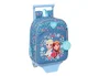 Safta 232 Safta con carro 805 - Mochila Escolar con Ruedas Frozen, Dimensiones 270x220x100 mm, Carteras Escolares con Carro