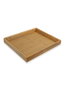 Hermia Bandeja de Bambú NTR0030 Decoración Hogar Cocina Comedor 30 x 26 x 4 cm