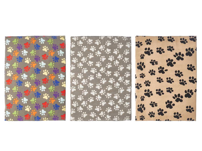 Mascow Cuna Mascota Huellas 100x70 cm Surtido Colores (Set de 12)