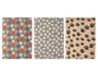 Mascow Cuna Mascota Huellas 100x70 cm Surtido Colores (Set de 12)