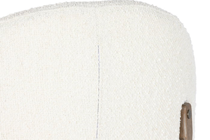 DKD Home Decor Silla de Fresno y Poliéster Tapizada