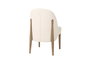 DKD Home Decor Silla de Fresno y Poliéster Tapizada