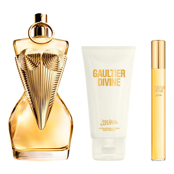 Jean Paul Gaultier GAULTIER DIVINE Estuche 3 pz Eau de Parfum 100ml Loción Corporal 75ml Mini Eau de Parfum 10ml