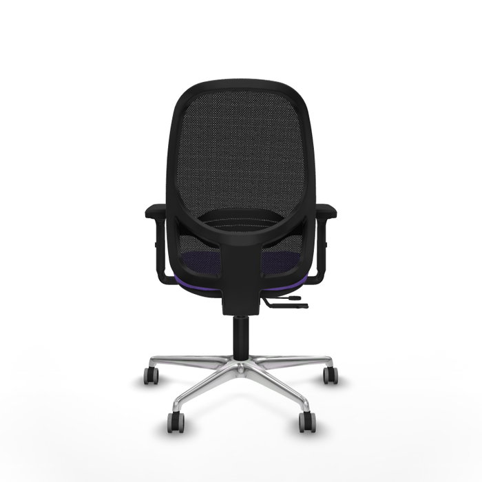 PIQUERAS Y CRESPO Silla de oficina Cilanco con mecanismo Sincro/Traslack, lila y negro PIQUERAS Y CRESPO Silla de oficina Cilanco con mecanismo Sincro/Traslack, lila y negro