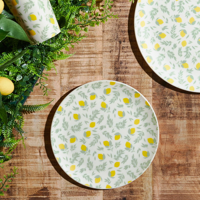 Home Deco Factory Plato Postre Polipropi Diámetro 20 cm