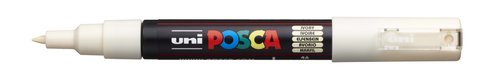 POSCA Marcador PC-1M Punta Fina 0,7-1 mm Marfil (Set de 6)