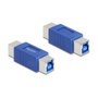 DeLOCK 67228 Adaptador USB Type-B a USB Type-B Macho Azul