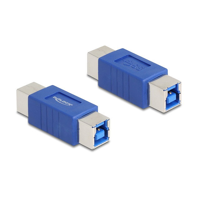 DeLOCK 67228 Adaptador USB Tipo-B a USB Tipo-B 5 Gbps Azul DeLOCK 67228 Adaptador USB Tipo-B a USB Tipo-B 5 Gbps Azul