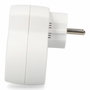 Edm Adaptador 2 tomas 2p+t Schuko con 2 USB (A + C), Blanco