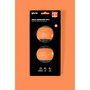 Pelota para Mascotas Gloria PLAY AND RUN Naranja TPR M 6,35 cm 2 Unidades