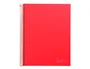 Liderpapel Cuaderno Espiral A4 Micro Jolly Tapa Forrada 140 Hojas Cuadro 5mm Rojo