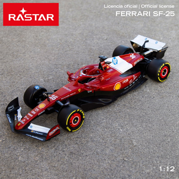 RASTAR Coche RC F1 2025 F escala 1:12