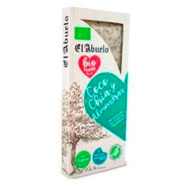 Eco Biolovers Turron Coco Chia Almendras 200 Gr Eco Sg Vegan