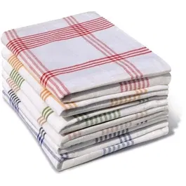 Home Linge Passion Paños de Cocina 6 Unidades - HOM1684781877630 - 100% Algodón - 50 x 70 cm - Cuadros Multicolor