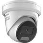 Hikvision Cámara IP Turret 4M Smart Hybrid Light ColorVu 2.8mm WDR IP67 12V/PoE Audio Alarma Luz Híbrida 30m