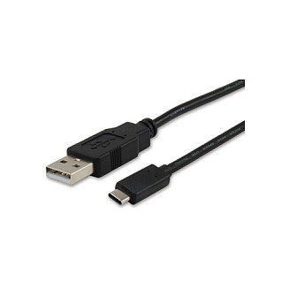 Equip Cable USB 2.0 Tipo A Macho a Tipo C Macho Reversible 1 Metro Negro Equip Cable USB 2.0 Tipo A Macho a Tipo C Macho Reversible 1 Metro Negro