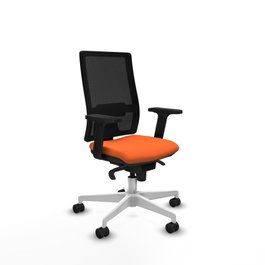 PIQUERAS Y CRESPO Silla de oficina Horna Naranja y Negro