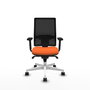 PIQUERAS Y CRESPO Silla de oficina Horna Naranja y Negro