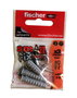 FISCHER Blister de 3 tacos SX6plus + Hembrilla 4x31 mm CERR 568702