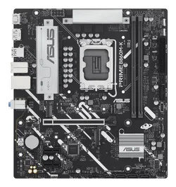 ASUS Placa base Prime B860M-K Intel B860 LGA 1851 (Socket V1) micro ATX con HDMI, DisplayPort, DDR5-SDRAM hasta 128 GB, 2 x M.2, 2.5 Gigabit Ethernet y audio 7.1 canales para PC