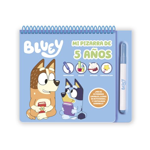 IMAGILAND Mi Pizarra de Actividades Bluey 5 Años IMAGILAND Mi Pizarra de Actividades Bluey 5 Años