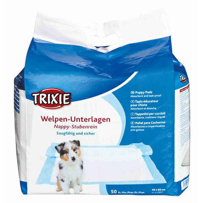 Empapador Trixie Puppy Nappy 40 x 60 cm 40 × 60 cm Blanco 50 Unidades Empapador Trixie Puppy Nappy 40 x 60 cm 40 × 60 cm Blanco 50 Unidades