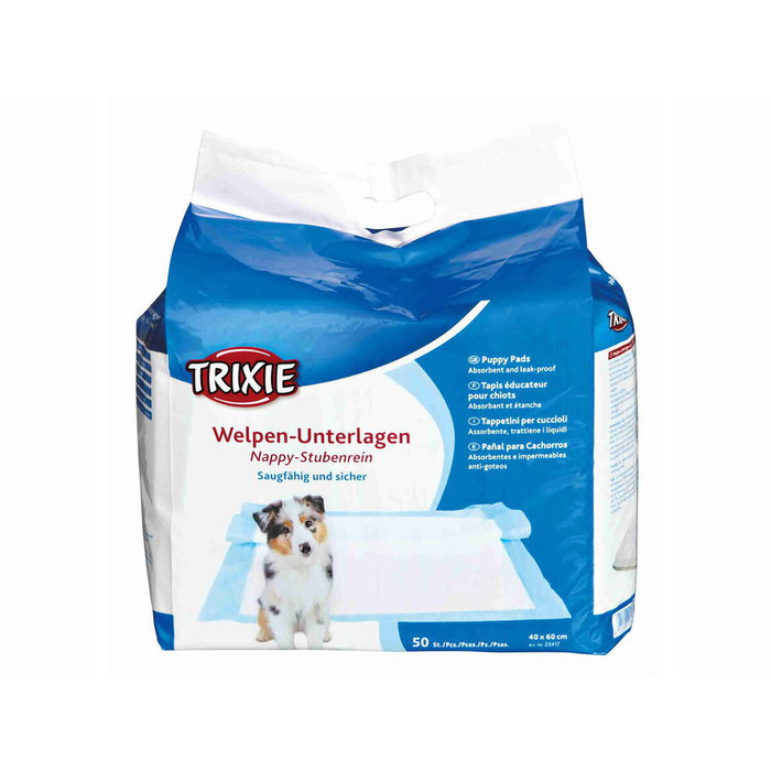Empapador Trixie Puppy Nappy 40 x 60 cm 40 × 60 cm Blanco 50 Unidades Empapador Trixie Puppy Nappy 40 x 60 cm 40 × 60 cm Blanco 50 Unidades