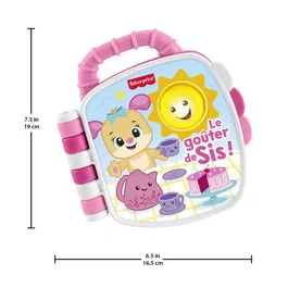 Fisher-Price Libro de Aprendizaje Temprano - La Hora de la Merienda de mi Hermana - JMC52