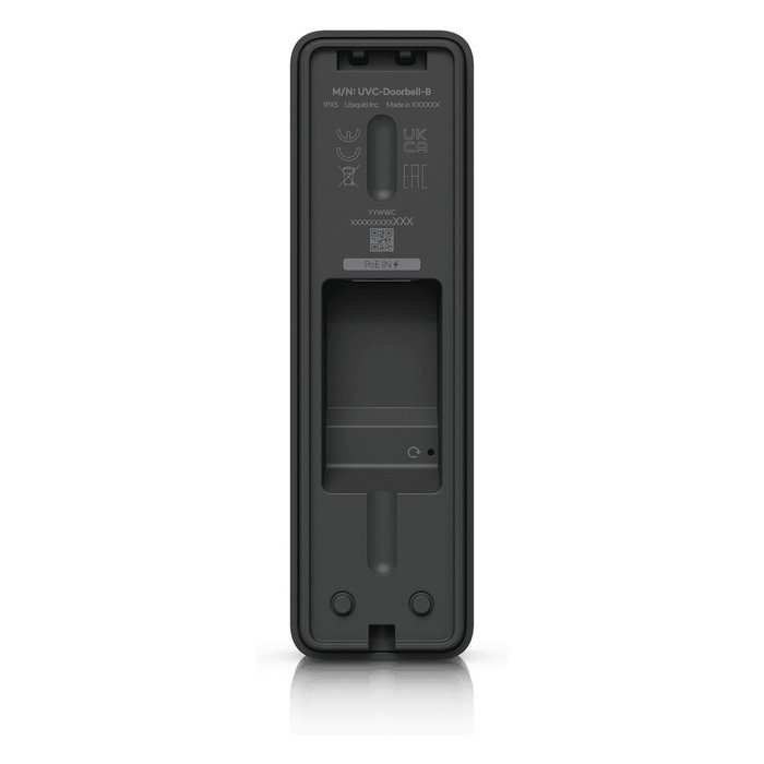 Ubiquiti UVC-Doorbell-Lite-B Black Videoportero IP, Alámbrico PoE, 5 MP, Visión Nocturna, IPX5