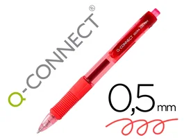 Q-connect Bolígrafo Sigma Retractil Tinta Gel 0,5 mm Negro